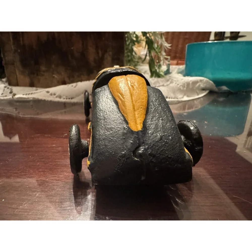 Vintage Possible Hubely Cast Iron Indy/Boat Tail #5 Race Car Toy
